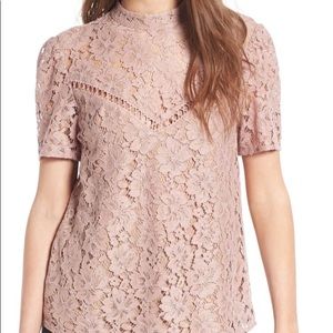 Floral lace top